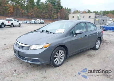 2012 Honda Civic Ex-L из США, поврежденный, VIN 2HGFB2F9XCH549650